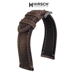 Bracelet Hirsch HERITAGE 20mm Marron foncé