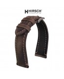 Watchstrap Hirsch HERITAGE dark brown 20mm