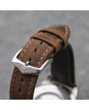 Watchstrap Hirsch HERITAGE dark brown 20mm