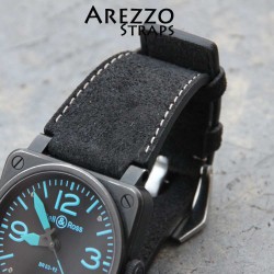 Watchstrap Arezzo HORSEMAN BR03 BR01 BLACK