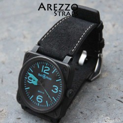 Watchstrap Arezzo HORSEMAN BR03 BR01 BLACK