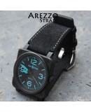 Watchstrap Arezzo HORSEMAN BR03 BR01 BLACK