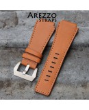 Watchstrap Arezzo brown MARINA for BR03 BR01