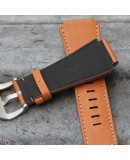 Watchstrap Arezzo brown MARINA for BR03 BR01