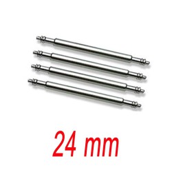 Set de 4 Barrettes inox 24mm renforcé pour bracelet