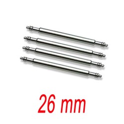 Set of 4 springbar 26mm stainless steel