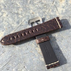 Watchstrap Arezzo Crackle 22mm Buffalo Leather