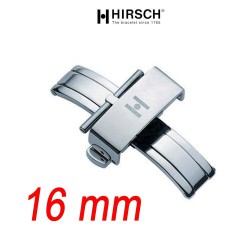 Boucle déployante 16mm Pusher inox hypoallergénique HIRSCH