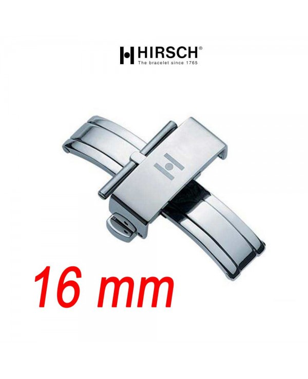 Buckle Hirsch PUSCHER 16mm Polished Stainless Steel Buckle Hirsch PUSCHER 16mm Polished Stainless Steel