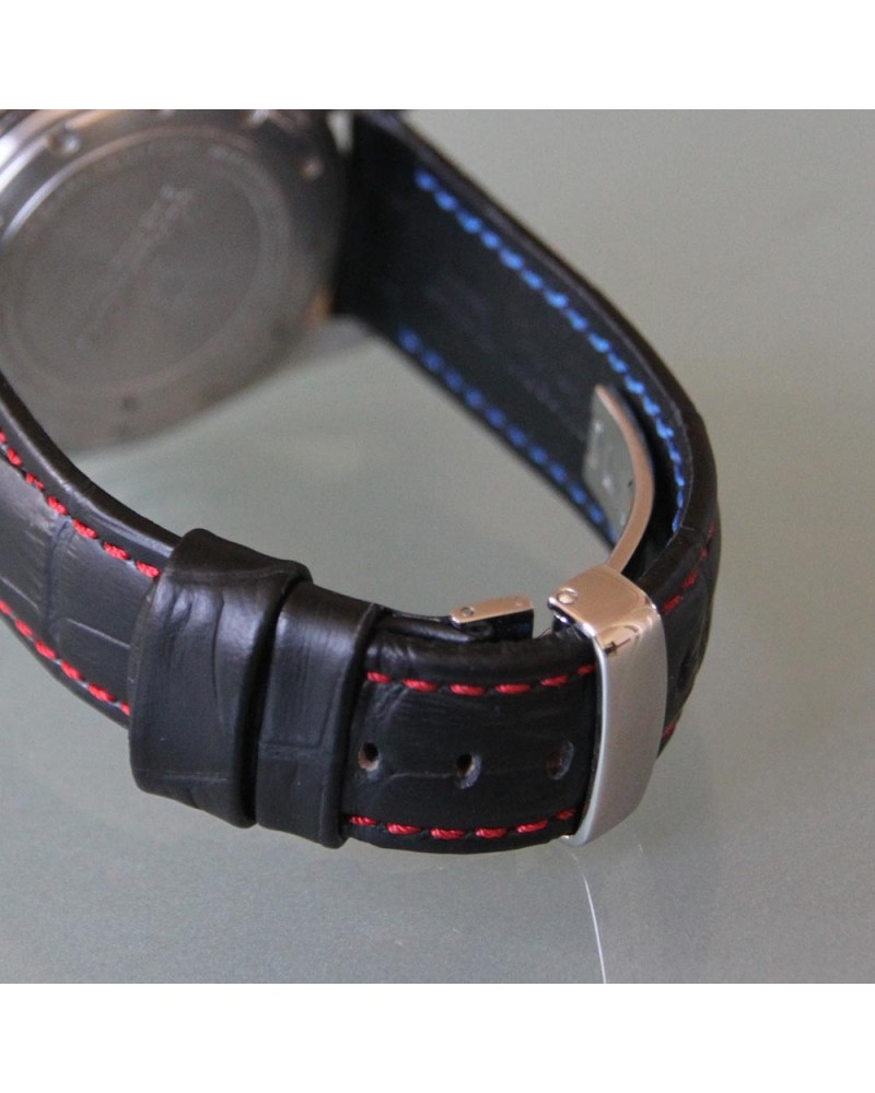 Boucle déployante Hirsch Sport acier poli hypoallergénique