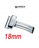 Deployment Buckle 18mm Hirsch SPORT Polished Stainless Steel 