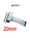 Deployment Buckle 20mm Hirsch SPORT Polished Stainless Steel 
