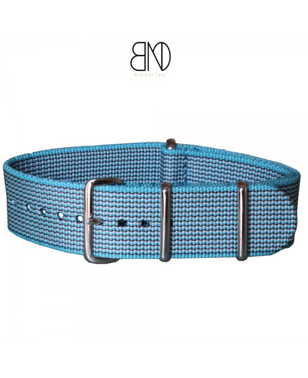 Bracelet NATO SAMSUNG 22mm BLEU