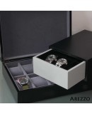 Watchbox black glossy for 10 watches AREZZO