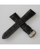 Watchstrap Hirsch London black 22mm Alligator Watchstrap Hirsch London black 22mm Alligator