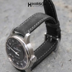 Bracelet Hirsch HERITAGE 20mm Gris Foncé