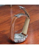 Watchstrap Hirsch NAVIGATOR 22mm goldbrown with deployment buckle