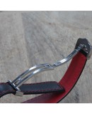 Watchstrap Hirsch SPEED 22mm black red with deployment buckle Watchstrap Hirsch SPEED 22mm black red with deployment buckle