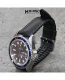 Watchstrap Hirsch JAMES Performance black 20mm