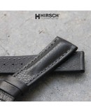 Watchstrap Hirsch LUCCA black 20mm