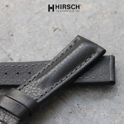 Bracelet Hirsch LUCCA noir 22mm