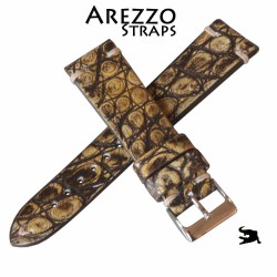 Arezzo DARKGATOR 20mm Alligator Mustard