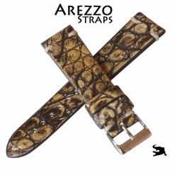 Arezzo DARKGATOR 20mm Alligator Moutarde