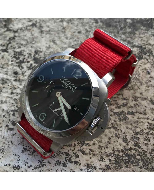 Bracelet de montre NATO 24mm Rouge