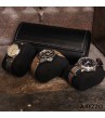 Watch Roll PRESTIGIUM3 black leather for 3 watch