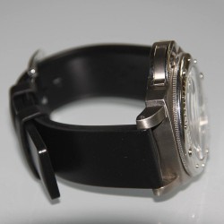 Watchstrap Hirsch PURE Black 20mm Rubber