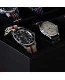 Coffret 6 montres Laque noire mate AREZZO