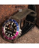 Bracelet Hirsch HERITAGE 20mm Gris Foncé