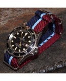 NATO Strap 20mm Blue Red and blue line