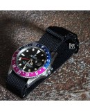 Bracelet NATO 20mm noir PVD Noir