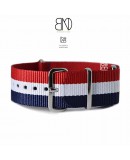 NATO 20mm Bleu Blanc Rouge France