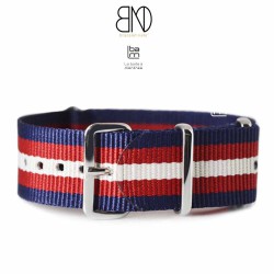 NATO Strap blue red beige red blue