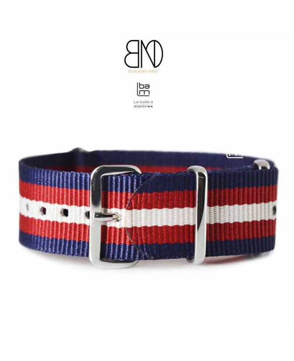 NATO Strap blue red beige red blue