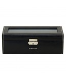 Black watchbox for 4 watches