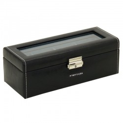 Black watchbox for 4 watches