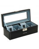 Black watchbox for 4 watches