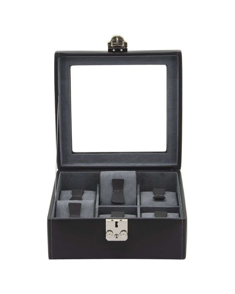 Black watchbox for 6 watches