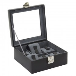 Black watchbox for 6 watches
