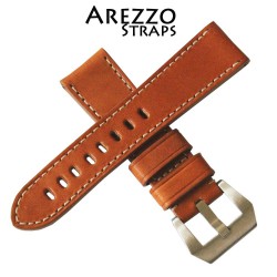 Bracelet Arezzo MILITARE 22mm Cuir Beige