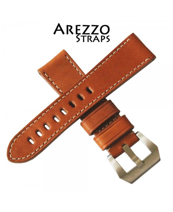 Bracelet Arezzo MILITARE 22mm Cuir Beige