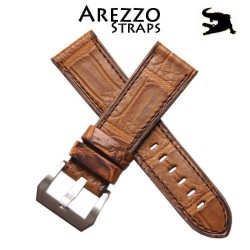 Arezzo DARKGATOR 22mm Alligator Honey