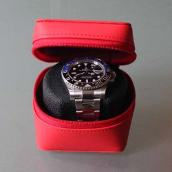 Watch case red for one watch