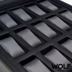 WOLF Windsor watchbox for 15 watches black