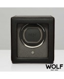 Watchwinder WOLF black with with glass cover Watchwinder WOLF black with with glass cover