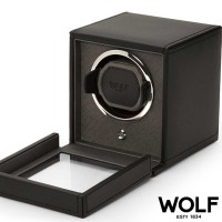 Remontoir WOLF pour 1 montre avec vitre NOIR