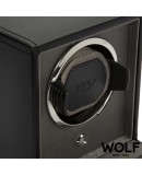 Watchwinder WOLF black with with glass cover Watchwinder WOLF black with with glass cover